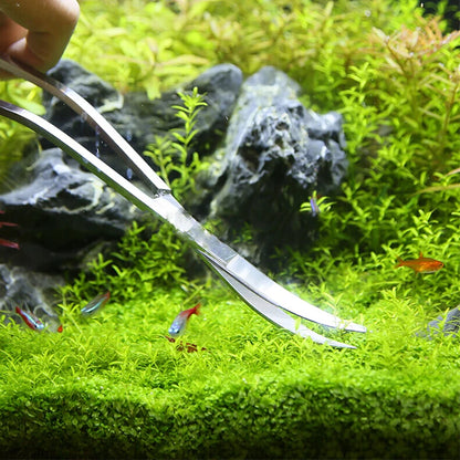 Aquarium Plant Scissors and Tweezers Set for Easy Maintenance