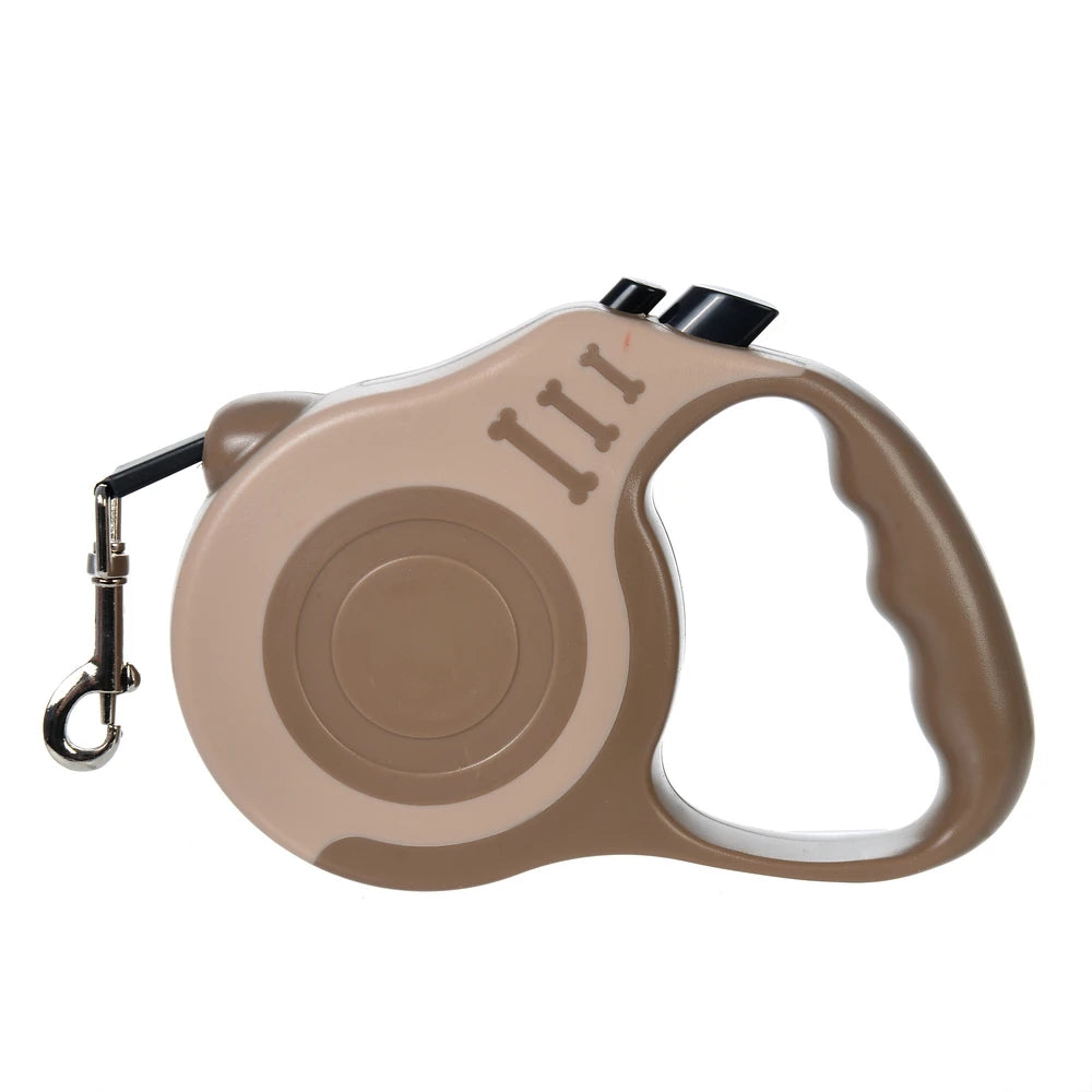 Automatic Retractable Dog Leash with Nylon Rope and Harness