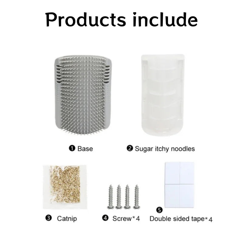 Self-Cleaning Cat Massage and Pet Hair Removal Brush