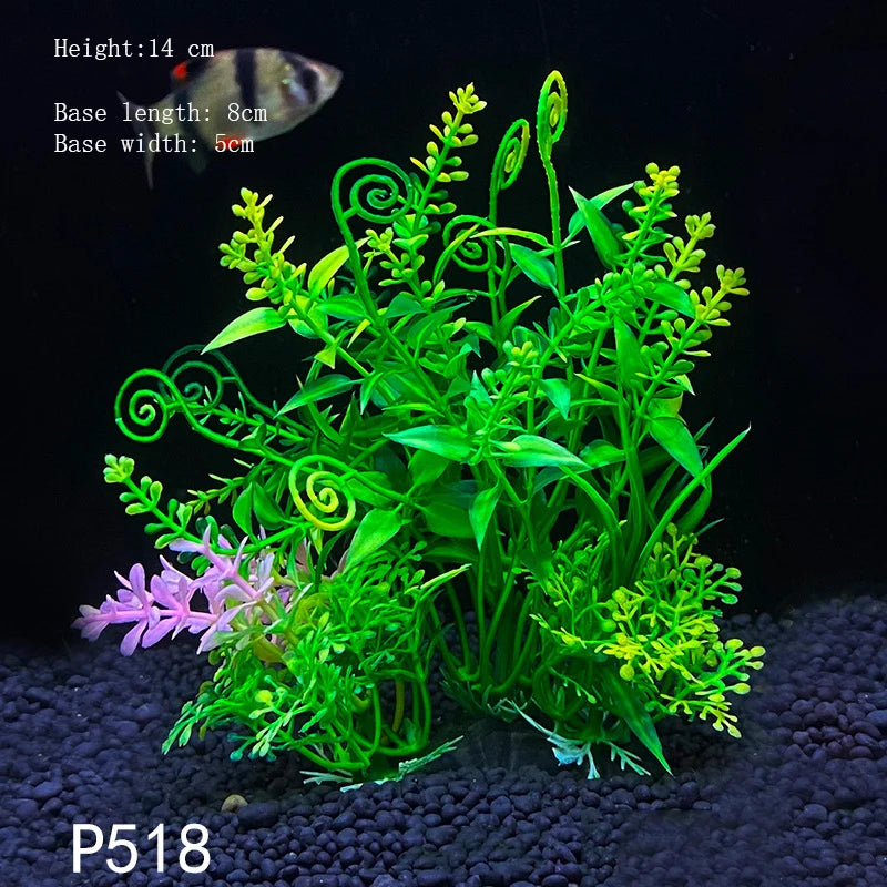 Artificial Aquarium Plants - Green Water Grass Decoration