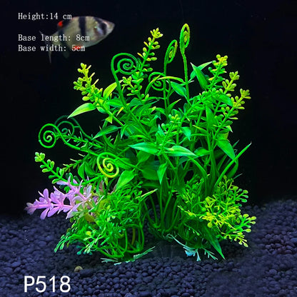 Artificial Aquarium Plants - Green Water Grass Decoration
