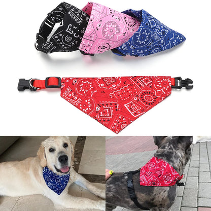 Washable Triangular Bandana for Dogs and Cats