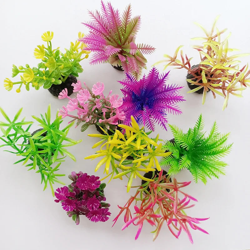 10pcs Lifelike Artificial Seaweed for Aquarium Landscaping