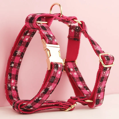 Dog Holiday Gift Set: Vest, Collar, Rope & Bow for Pets