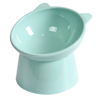 Ergonomic Tilted Cat Food Bowl for Flat-Faced Cats