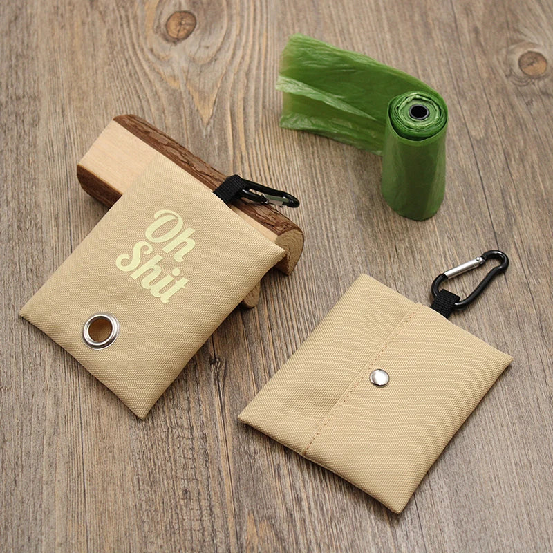 Portable Dog Poop Bag Dispenser for Outdoor Use