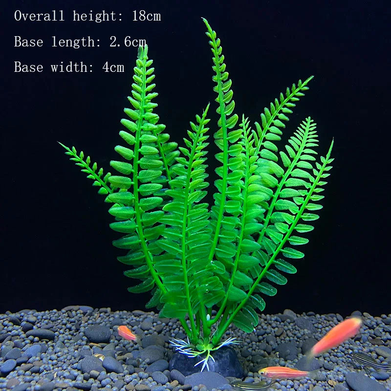 Artificial Aquarium Plants - Green Water Grass Decoration
