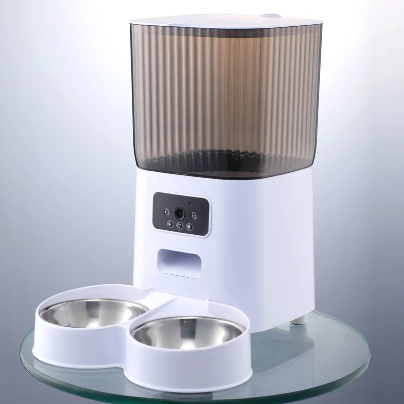 Automatic Cat Feeder with Camera and Voice Recorder