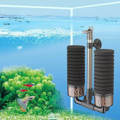 Biochemical Sponge Filter for Fish Tank Air Pump