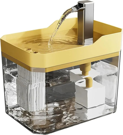 Automatic Indoor Cat Water Fountain with Filters and Non-Slip Base