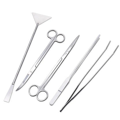 Aquarium Plant Scissors and Tweezers Set for Easy Maintenance
