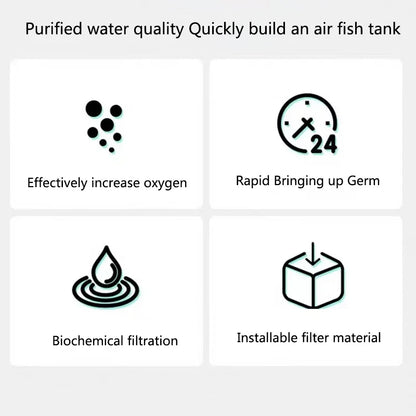 Biochemical Sponge Filter for Fish Tank Air Pump
