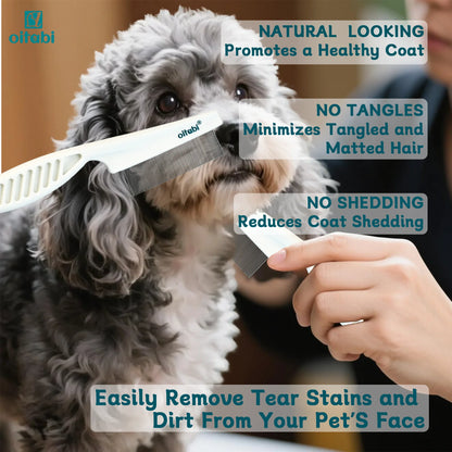 Flea & Lice Comb for Dogs and Cats with Rounded Teeth