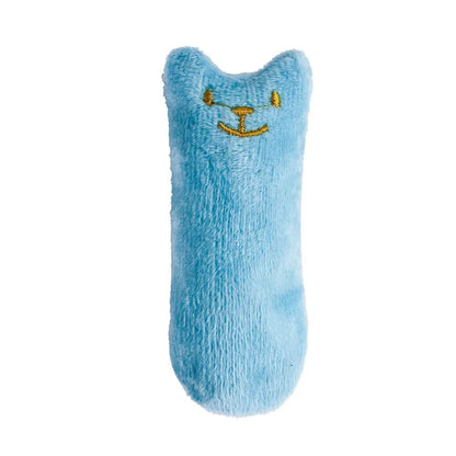 Plush Rattling Cat Toy - Multicolor Chew & Interactive Puzzle