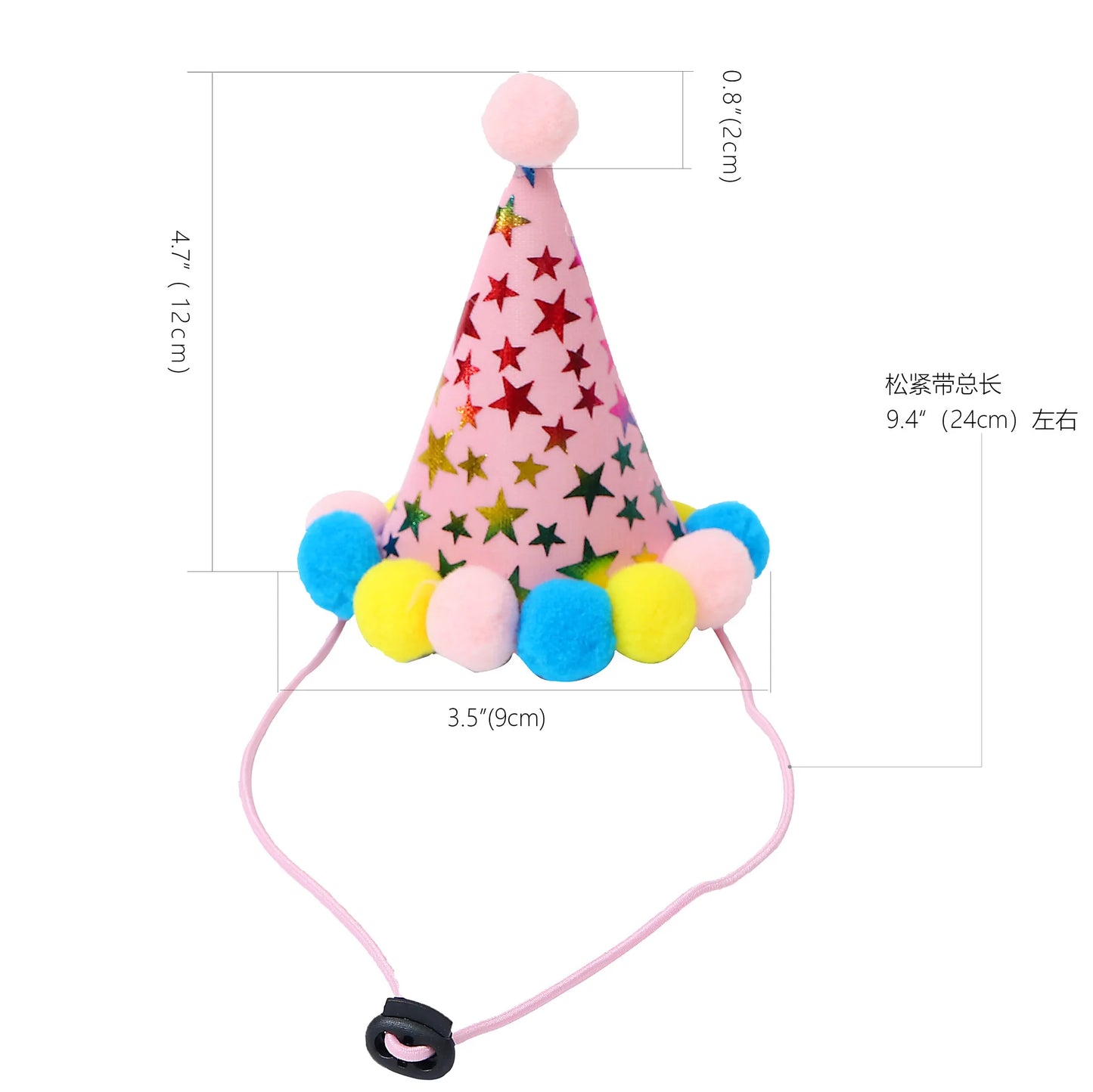 Pet Birthday Celebration Set with Bandana, Hat, and Bowtie
