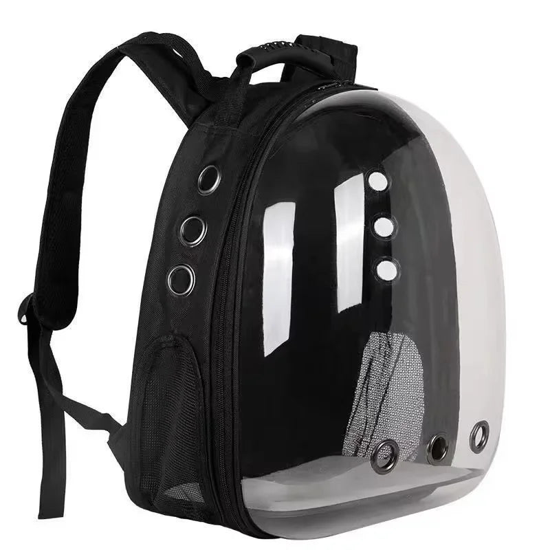 Transparent Cat Travel Backpack - Breathable Carrier for Pets