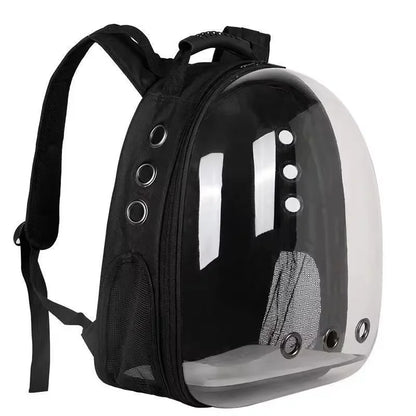 Transparent Cat Travel Backpack - Breathable Carrier for Pets