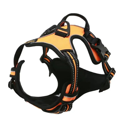 Leather Dog Collars and Harness Set for Medium and Small Dogs
