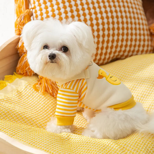 Cute Dog Hoodie Sweatshirt for Small Breeds - Winter Coat