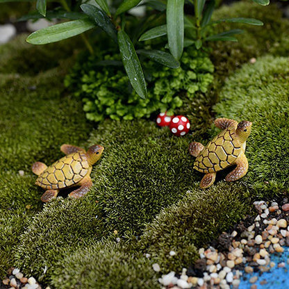 Mini Sea Turtle Resin Ornament for Aquarium Decor