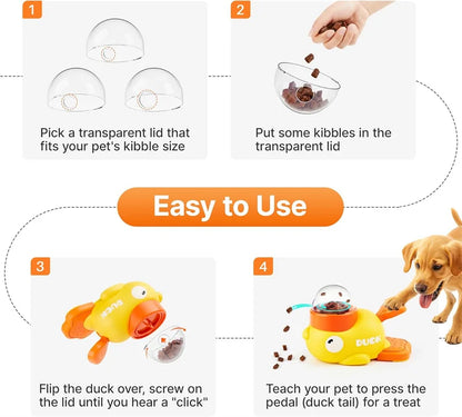 Puzzle Food Dispenser Dog Toy for Mental Stimulation
