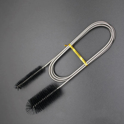 Stainless Steel Aquarium Cleaning Brush for Tubes and Pipes
