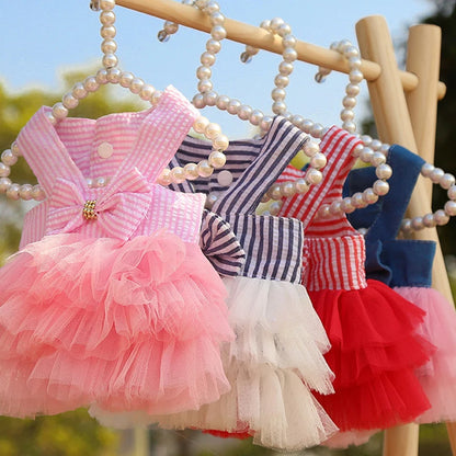 Lace Skirt Dress for Dogs and Cats - Summer Pet Apparel