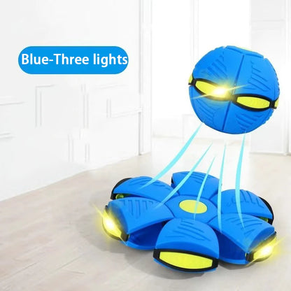 Durable Elastic Flying Saucer Ball for Dogs and Kids Outdoors