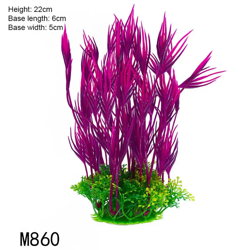 Artificial Aquarium Plants - Green Water Grass Decoration