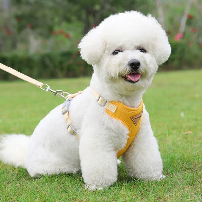 Adjustable Harness and Leash Set for Small Dogs and Cats