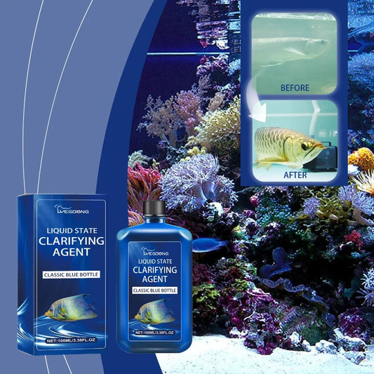 Aquarium Gravel Cleaner and Water Clarifier Solution