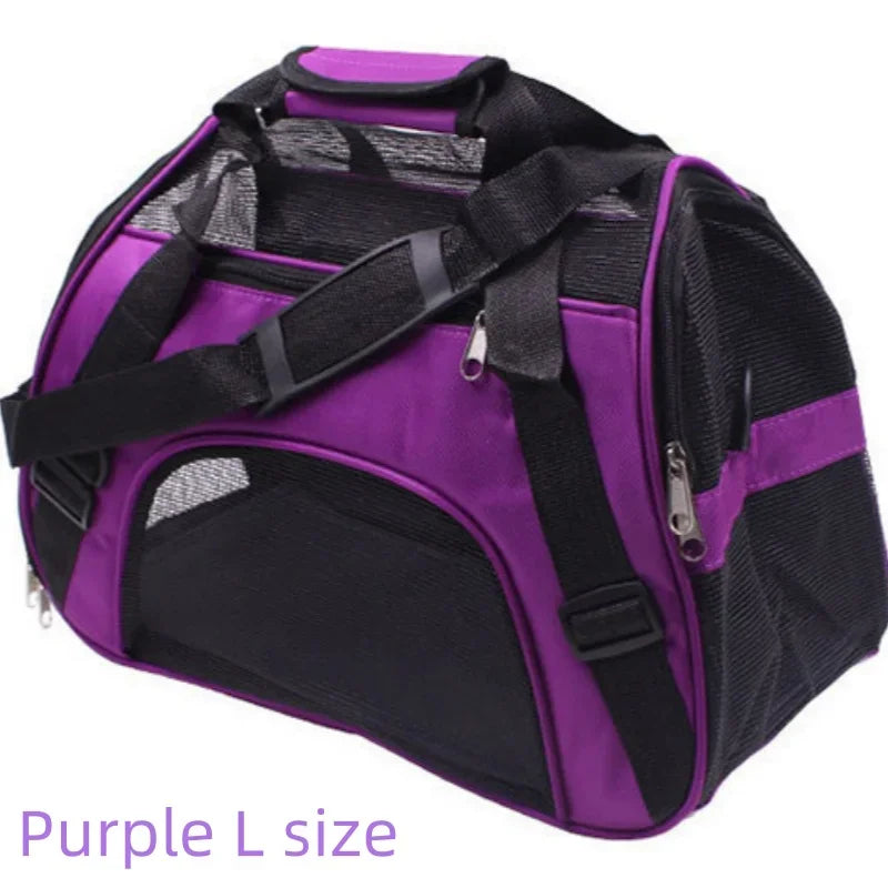 Breathable Mesh Pet Travel Backpack for Cats and Dogs