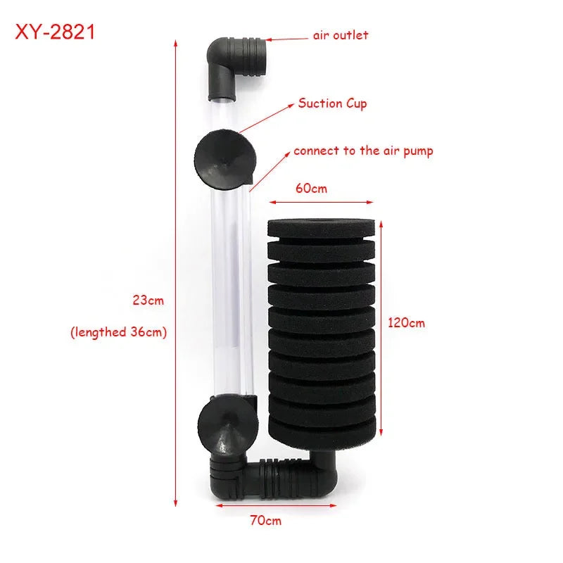 Biochemical Sponge Filter for Aquarium Fish Tanks
