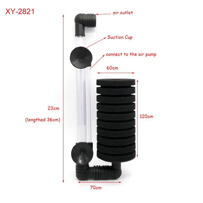 Biochemical Sponge Filter for Aquarium Fish Tanks
