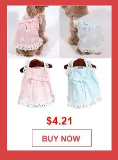 Lace Design Spring Summer Dog & Cat Dress with Mesh Skirt