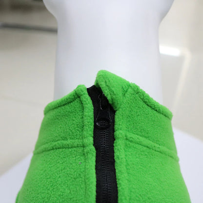 Soft Fleece Dog Jacket for Small to Medium Pets