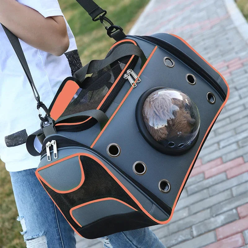 Breathable Pet Carrier Bag for Cats and Small Dogs