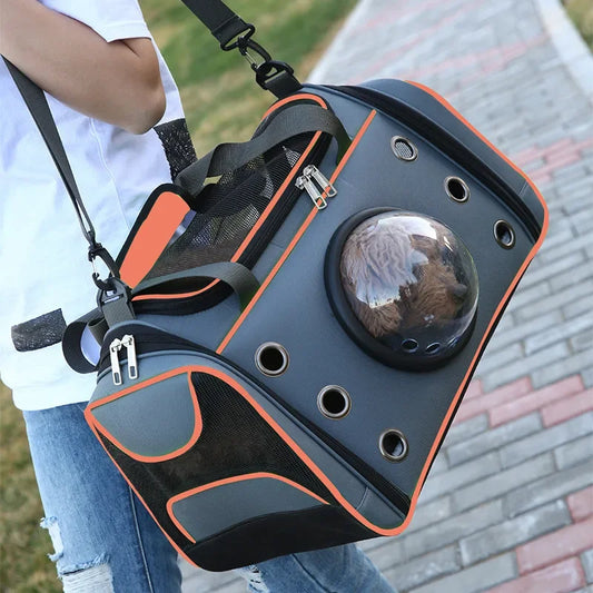 Breathable Pet Carrier Bag for Cats and Small Dogs