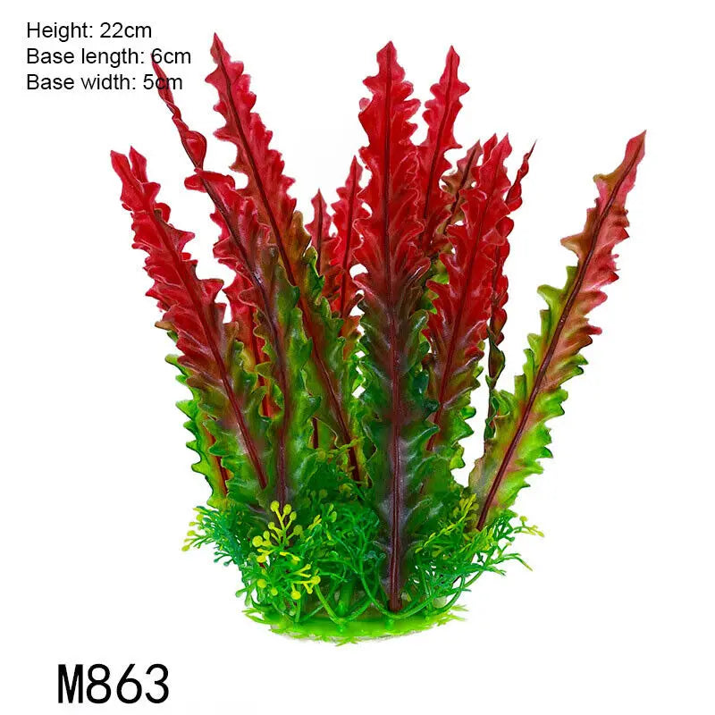 Artificial Aquarium Plants - Green Water Grass Decoration