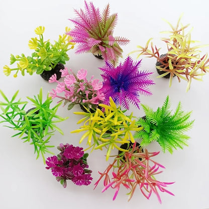 10pcs Lifelike Artificial Seaweed for Aquarium Landscaping