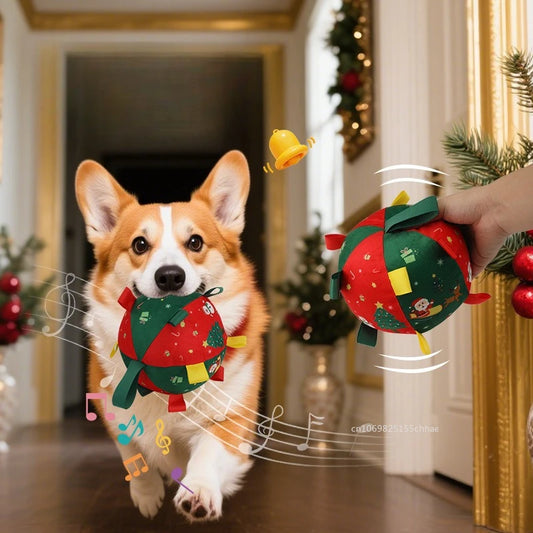 Interactive Dog Toy Balls with Squeaker for Chewing Fun