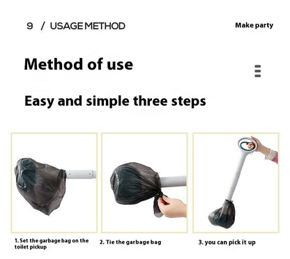 70cm Portable Dog Pooper Scooper for Easy Waste Cleanup
