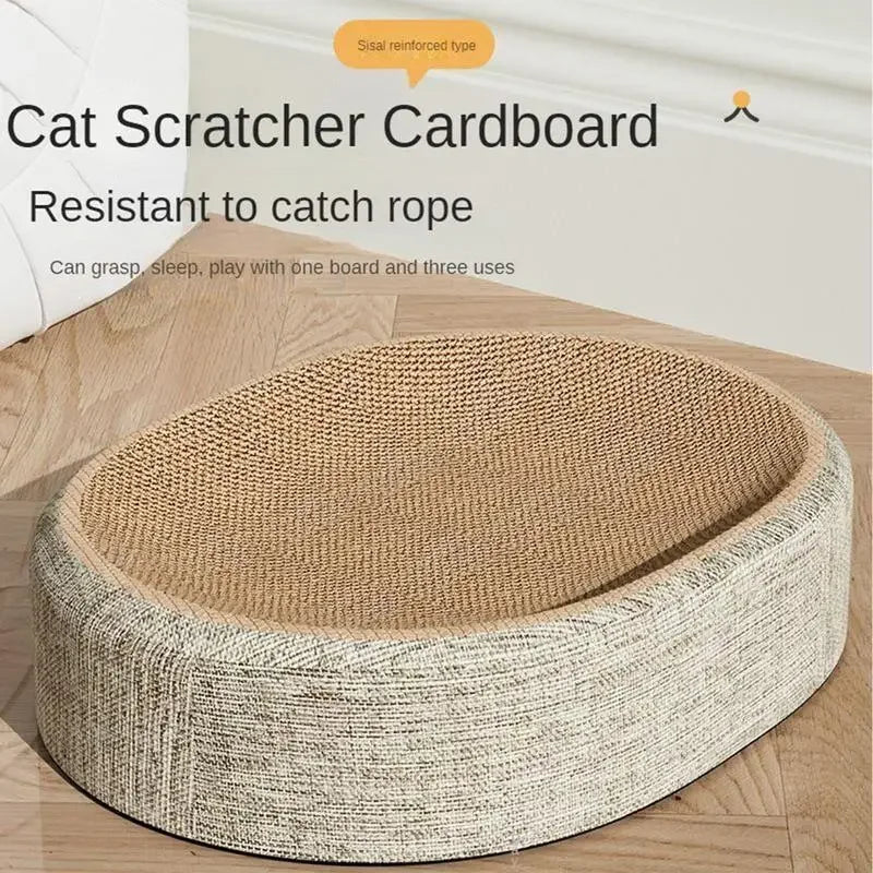 Oval Sisal Cat Scratching Pad and Sleeping Mat