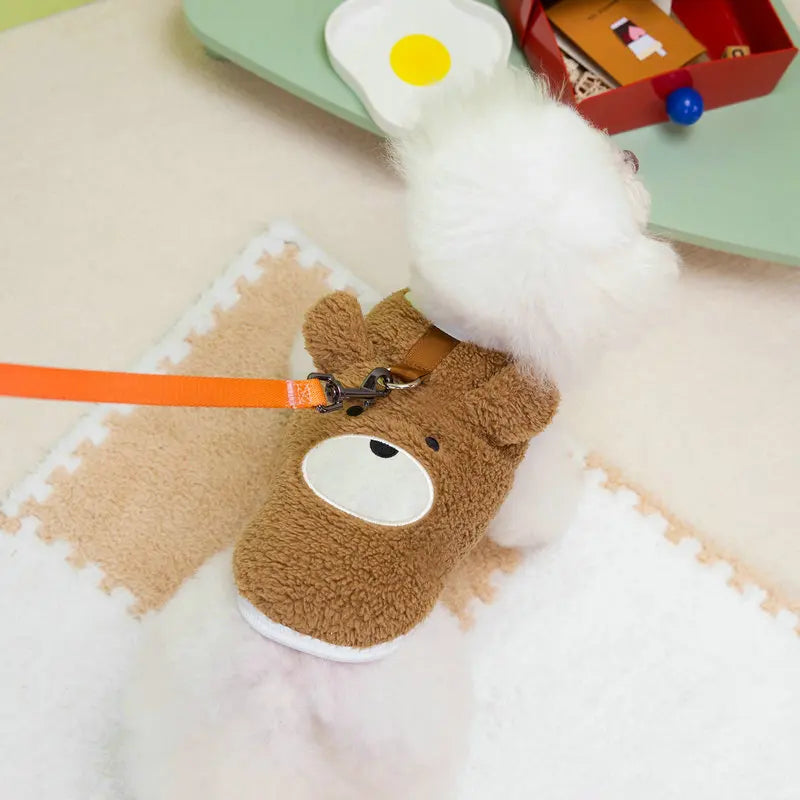Warm Fleece Dog Sweater Vest for Small Breeds
