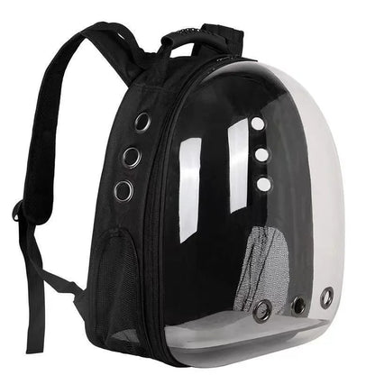 Transparent Cat Travel Backpack - Breathable Carrier for Pets