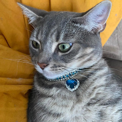Rhinestone Crystal Pet Collar for Dogs and Cats