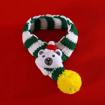 Adjustable Christmas Hat and Scarf for Dogs Up to 20kg