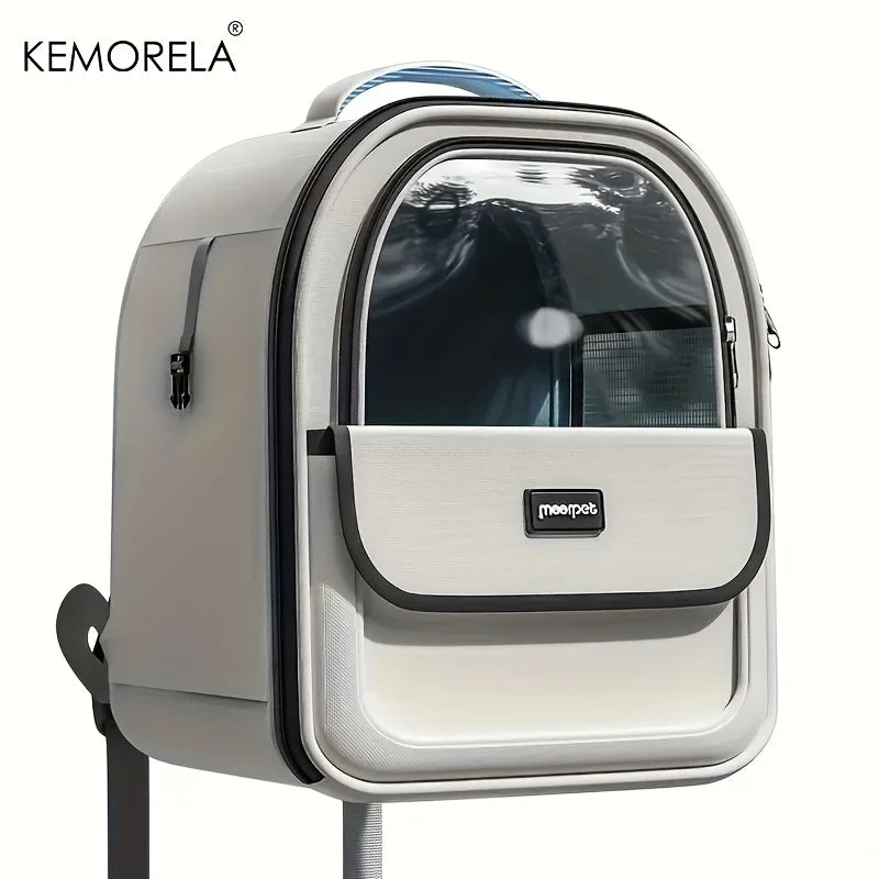 Large Transparent Pet Backpack for Cats and Dogs
