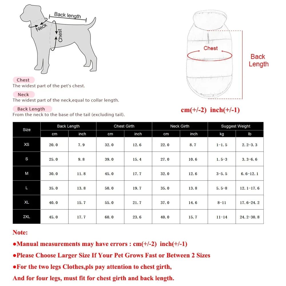 Reversible Waterproof Cat Jacket with Leash Hole for Winter