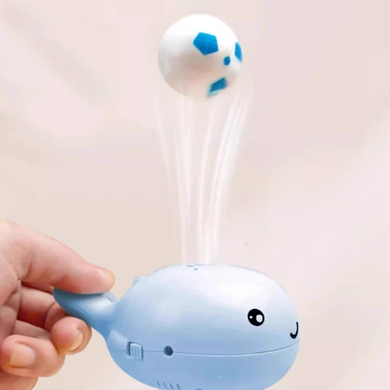 Electric Whale Cat Toy with Fan and Teaser Function